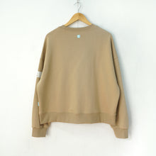 Load image into Gallery viewer, Sweet Home Woven Label Comfort Boxy Fit  SWEATSHIRT Beige
